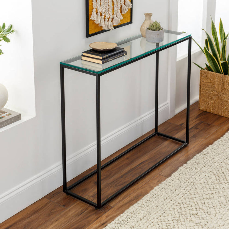 Miehikkala Clear Console Table