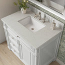 James Martin Bristol 36" Single Bathroom Vanity, Bright White