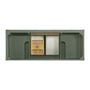 James Martin Breckenridge 60" Double Bathroom Vanity, Smokey Celadon