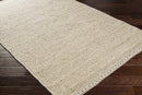 Yaniklar Beige Flat Woven Wool Rug