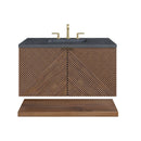 James Martin Marcello 36" Floating Single Bathroom Vanity, Chestnut
