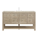 James Martin Breckenridge 60" Single Bathroom Vanity, Whitewashed Oak