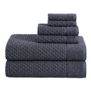 Cotton Diamond Waffle Weave Bath Towel Set - Grayson Collection by Great Bay Home