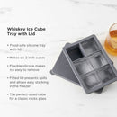 Glacier Ice Cube Tray with Lid by Viski