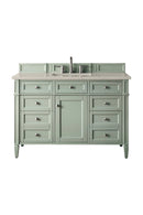 James Martin Brittany 48" Single Bathroom Vanity, Sage Green