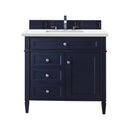 James Martin Brittany 36" Single Bathroom Vanity, Victory Blue