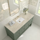 James Martin Breckenridge 60" Single Bathroom Vanity, Smokey Celadon