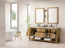 James Martin Breckenridge 72" Double Bathroom Vanity, Light Natural Oak