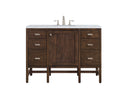 James Martin Addison 48" Single Bathroom Vanity, Mid-Century Acacia