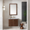 James Martin Amberly 30" Dual Mount Single Bathroom Vanity, Mid-Century Walnut