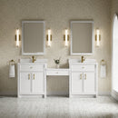James Martin Bellshire 84" Single Bathroom Vanity, Bright White