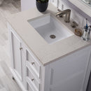 James Martin De Soto 30" Single Bathroom Vanity, Bright White