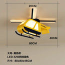 GobekUsa Cartoon Helicopter Ceiling Fan Light for Children's Room