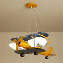 GobekUsa Airplane Chandelier LED Lights for Boy's Room