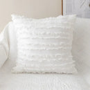 Yellow and cream daisy floral embroidery pillow cover living room by Decorbites