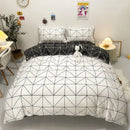 GobekUsa Cartoon Printed Bedding Set: Bed Sheet, Duvet Cover, Pillowcases