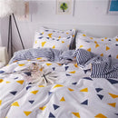 GobekUsa Cartoon Printed Bedding Set: Bed Sheet, Duvet Cover, Pillowcases