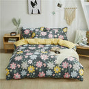 GobekUsa Cartoon Printed Bedding Set: Bed Sheet, Duvet Cover, Pillowcases