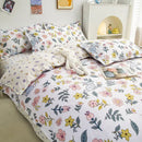 GobekUsa Cartoon Printed Bedding Set: Bed Sheet, Duvet Cover, Pillowcases