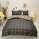 GobekUsa Cartoon Printed Bedding Set: Bed Sheet, Duvet Cover, Pillowcases