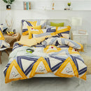 GobekUsa Cartoon Printed Bedding Set: Bed Sheet, Duvet Cover, Pillowcases