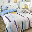 GobekUsa Cartoon Printed Bedding Set: Bed Sheet, Duvet Cover, Pillowcases