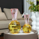 GobekUsa Crystal Candle Holder: Elegant Table Centerpiece for Romantic Events & Home Decor