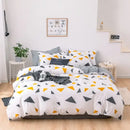 GobekUsa Flowers Print Cotton King Size Bedding Set, Soft & Comfortable Duvet Cover Set