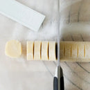 Yellow biscuit cake rolling mold with scale ruler – kitchen pastry tool by Decorbites