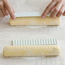 Yellow biscuit cake rolling mold with scale ruler – kitchen pastry tool by Decorbites
