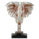 GobekUsa Crystal Elephant Sculpture Home Decor Ornament