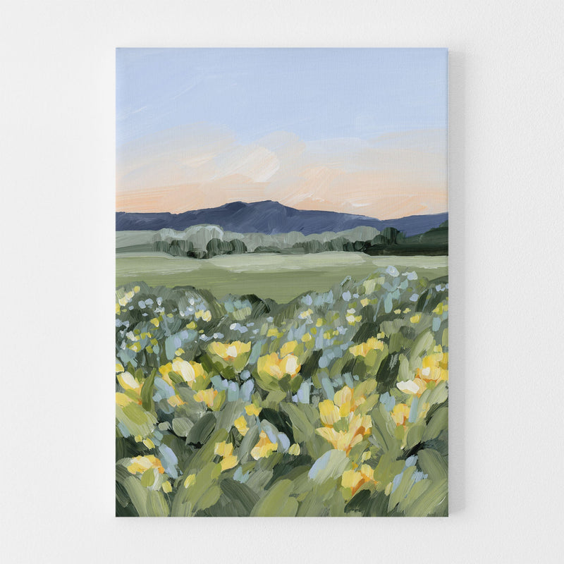"Yellow Fields" Art Print