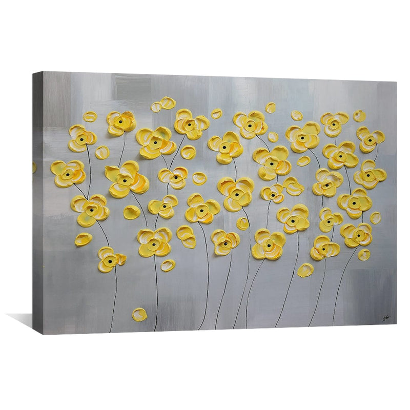 Yellow Flowers Canvas