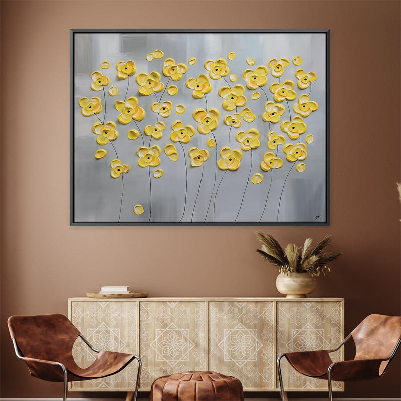 Yellow Flowers Canvas