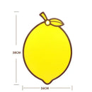 Yellow fruit shape silicone chopping board kitchen decor by Decorbites