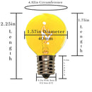 Yellow G40 Light Bulbs