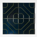 Yellow Glossy Ceramic Accent Tiles 8x8