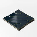 Yellow Glossy Ceramic Accent Tiles 8x8
