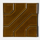 Yellow Glossy Ceramic Accent Tiles 8x8