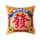 GobekUsa Good Fortune Embroidered Cozy Cushion Cover for Sofa, Chair - Chinese Features