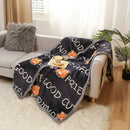 GobekUsa Cartoon Flannel Blanket: Soft & Skin-Friendly for Summer & Autumn Beds.
