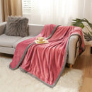 GobekUsa Cartoon Flannel Blanket: Soft & Skin-Friendly for Summer & Autumn Beds.