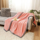 GobekUsa Cartoon Flannel Blanket: Soft & Skin-Friendly for Summer & Autumn Beds.