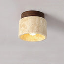 GobekUsa Yellow Marble Ceiling Light for Home or Commercial Spaces