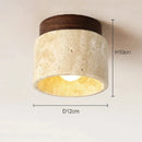GobekUsa Yellow Marble Ceiling Light for Home or Commercial Spaces