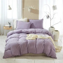 GobekUsa Furball Tasseles Bedding Set | King/Queen Duvet Cover & Washed Quilt Cover Set