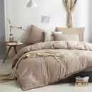 GobekUsa Furball Tasseles Bedding Set | King/Queen Duvet Cover & Washed Quilt Cover Set
