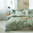 GobekUsa Furball Tasseles Bedding Set | King/Queen Duvet Cover & Washed Quilt Cover Set
