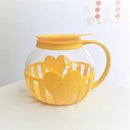 GobekUsa Glass Popcorn Maker, 3 Qt Pot with Dual Function Lid