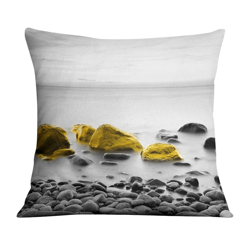 Yellow Splash A Cushion